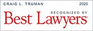 Craig L Truman | Best Lawyers Award Badge | 2020