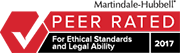 Martindale-Hubbell | Peer Rated For Ethical Standards and Legal Ability | 2017